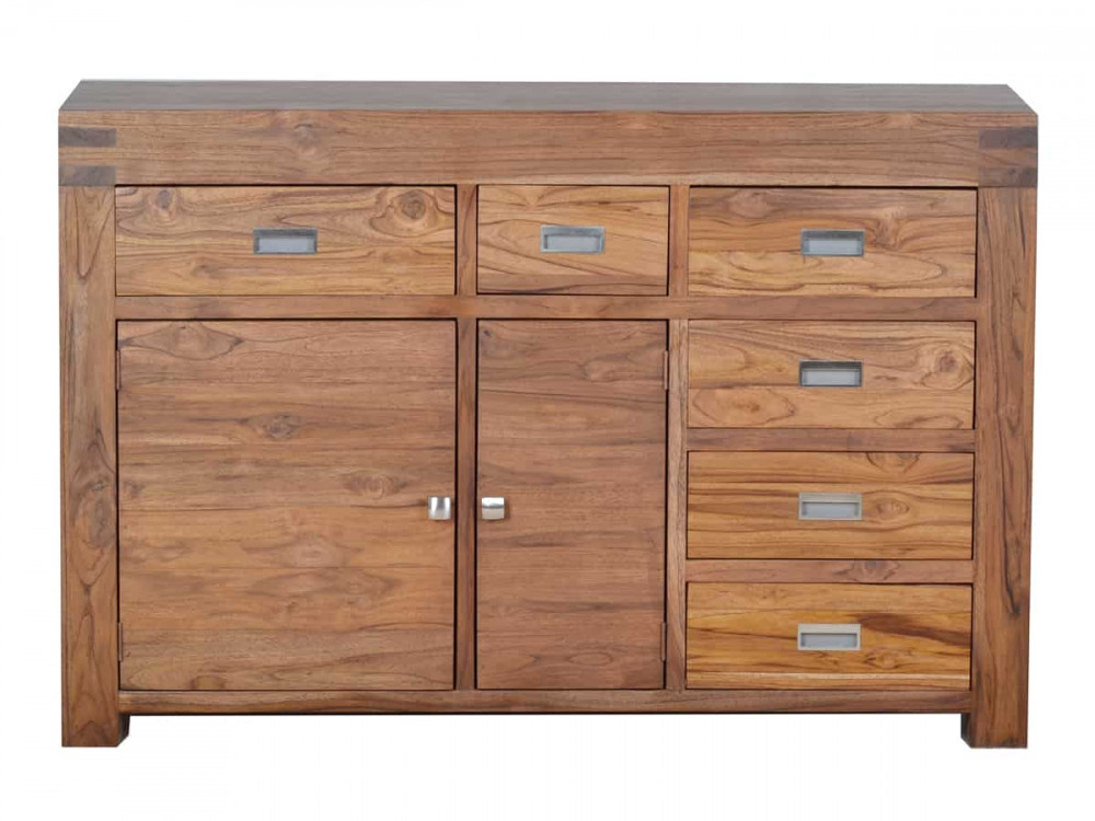 Sideboard Masala Modern Teak Dunkelbraun