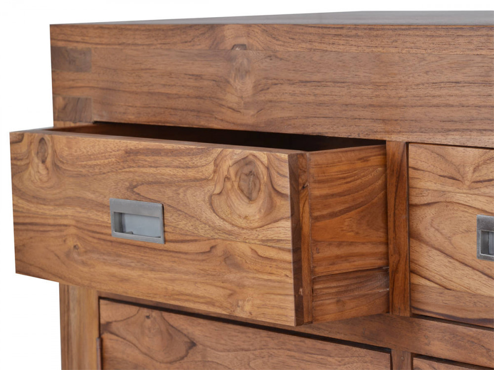Sideboard Masala Modern Teak Dunkelbraun