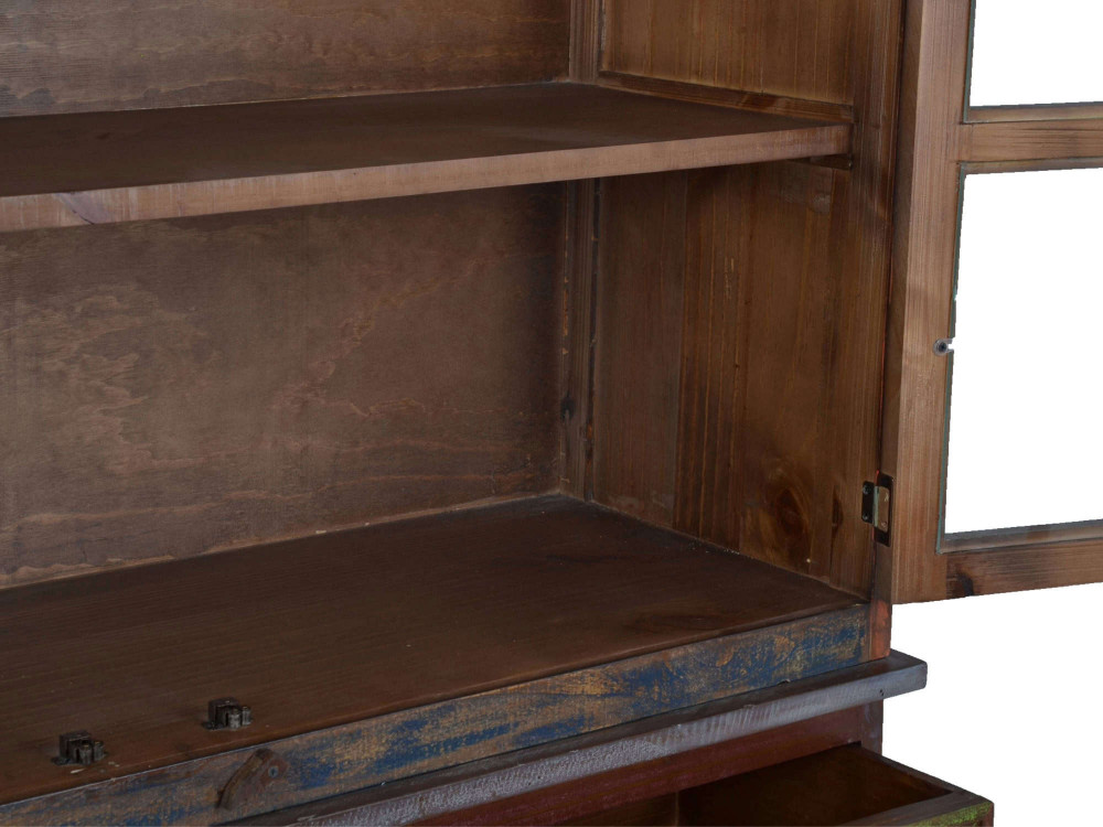 Buffet Cancun Shabby Chic Massivholz Pinie Bunt