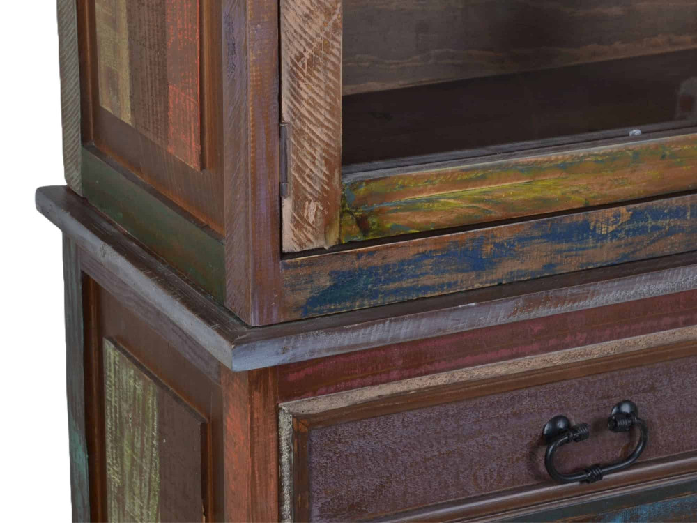 Buffet Cancun Shabby Chic Massivholz Pinie Bunt