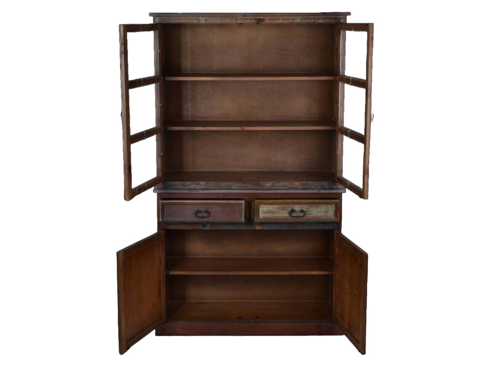 Buffet Cancun Shabby Chic Massivholz Pinie Bunt