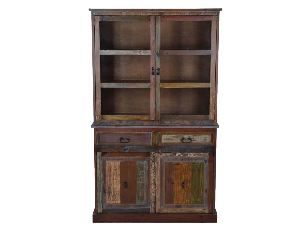 Buffet Cancun Shabby Chic Massivholz Pinie Bunt