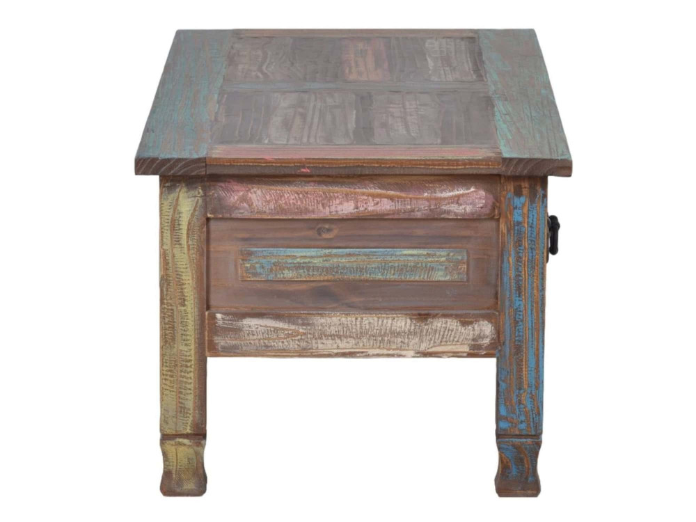 Couchtisch Cancun Shabby Chic Pinie Bunt