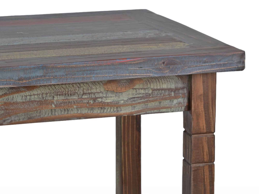 Esstisch Cancun Shabby Chic Massivholz Pinie Bunt