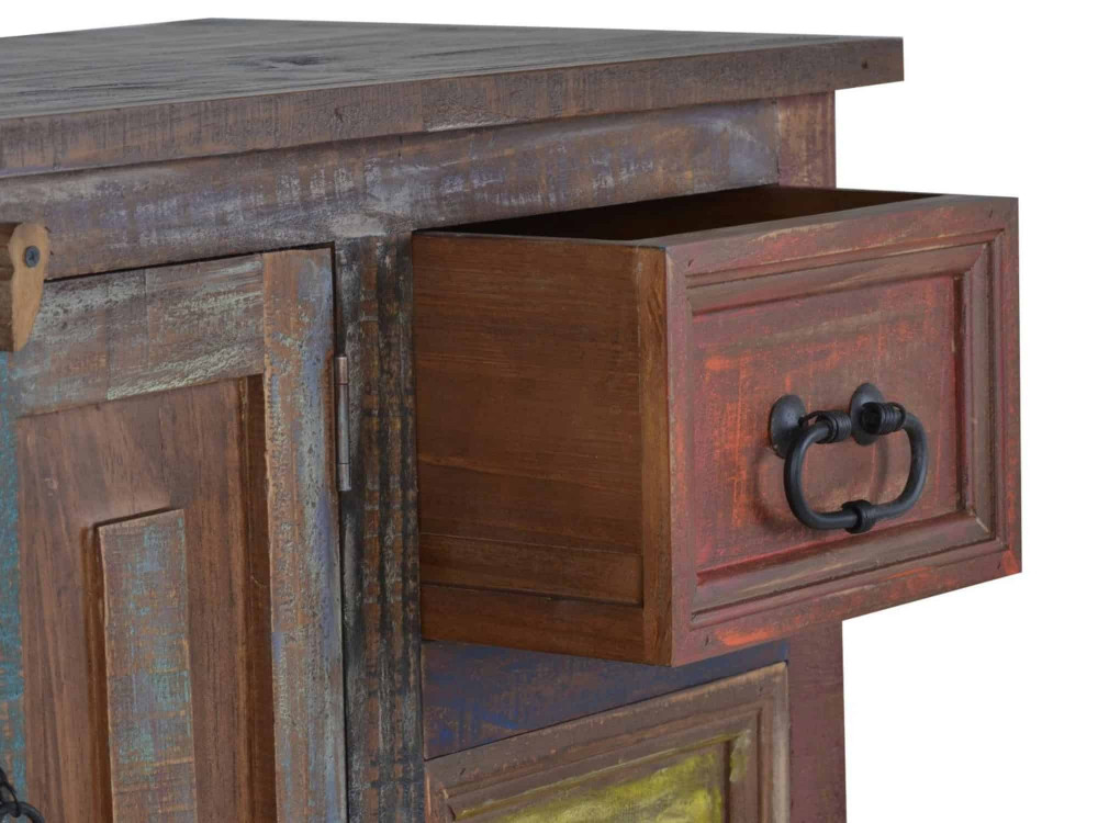 Kommode Cancun Shabby Chic Massivholz Pinie Bunt