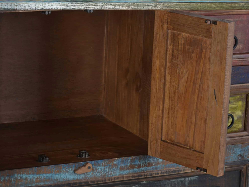 Kommode Cancun Shabby Chic Massivholz Pinie Bunt