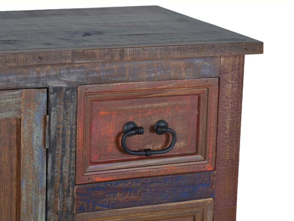 Kommode Cancun Shabby Chic Massivholz Pinie Bunt