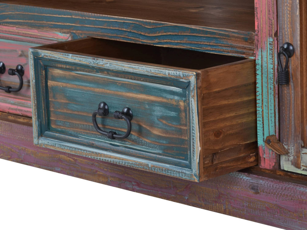 Lowboard Cancun Shabby Chic Pinie Bunt