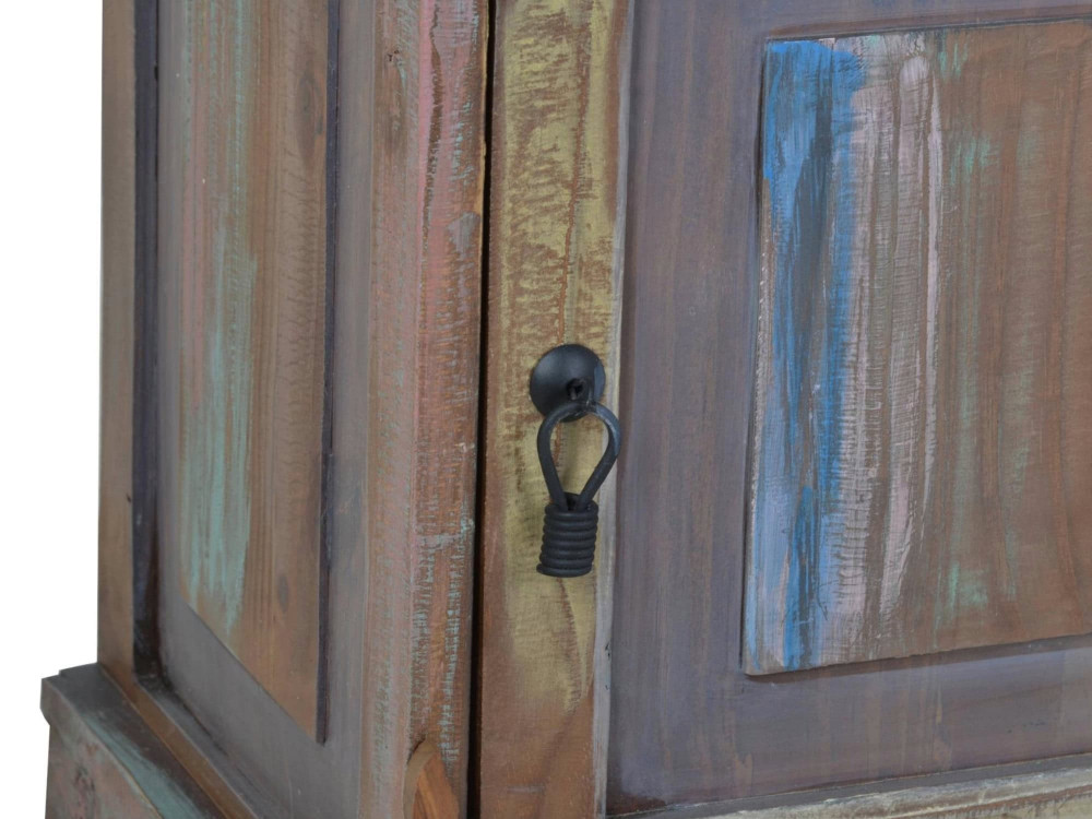 Nachttisch Cancun Shabby Chic Pinie Bunt