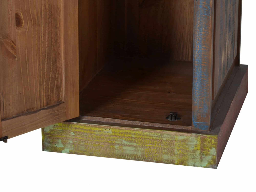 Schreibtisch Cancun Shabby Chic Massivholz Pinie Bunt