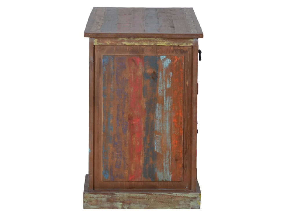 Schreibtisch Cancun Shabby Chic Massivholz Pinie Bunt