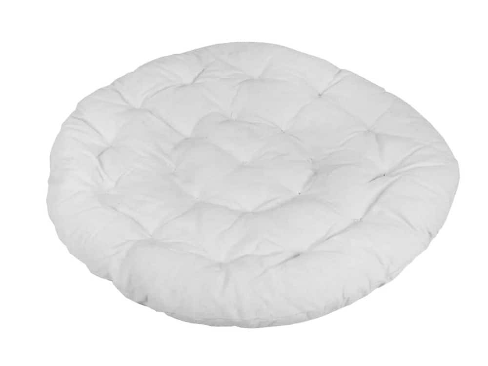 Sitzkissen Rattan Modern Cremeweiß