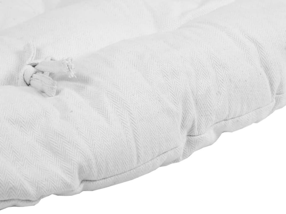 Sitzkissen Rattan Modern Cremeweiß