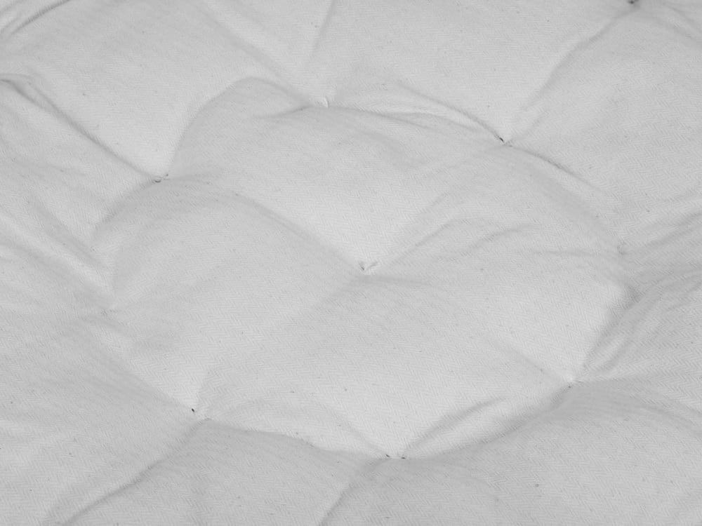 Sitzkissen Rattan Modern Cremeweiß