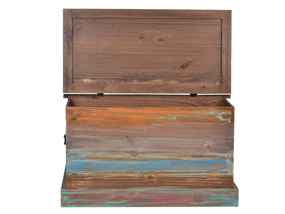 Truhentisch Cancun Shabby Chic Pinie Bunt