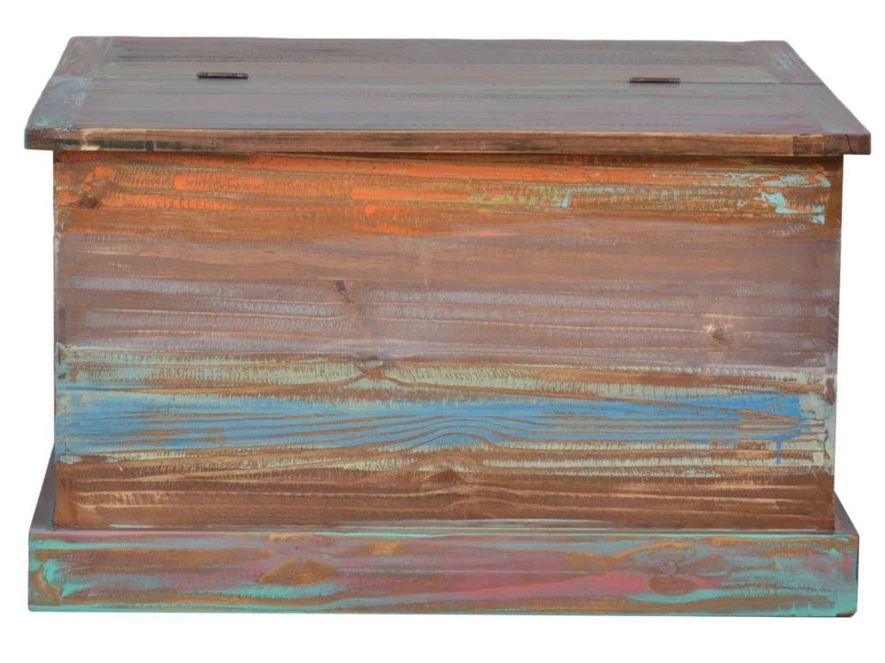 Truhentisch Cancun Shabby Chic Pinie Bunt