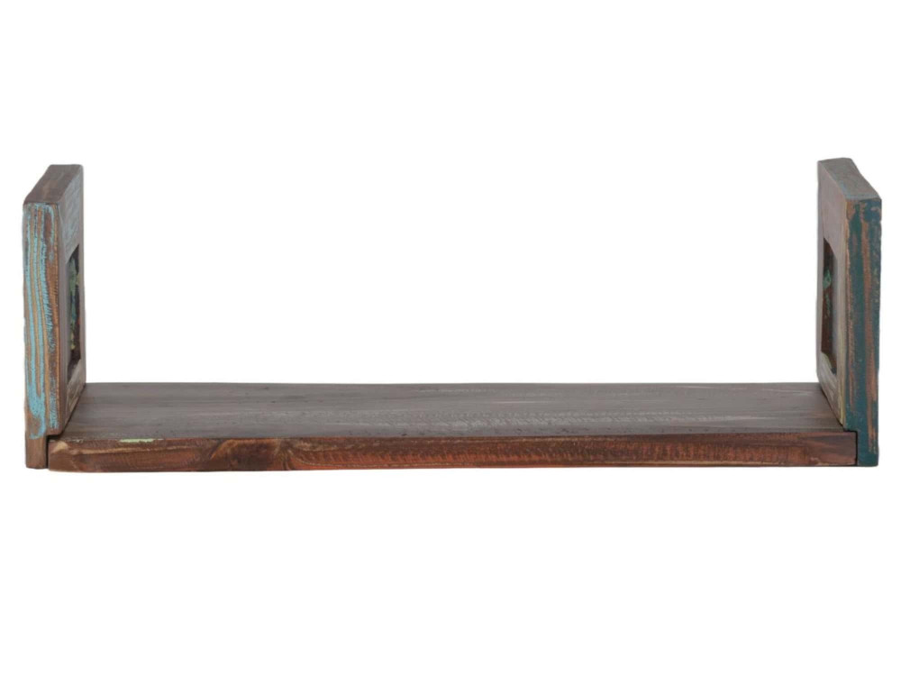 Wandregal Cancun Shabby Chic Massivholz Pinie Bunt