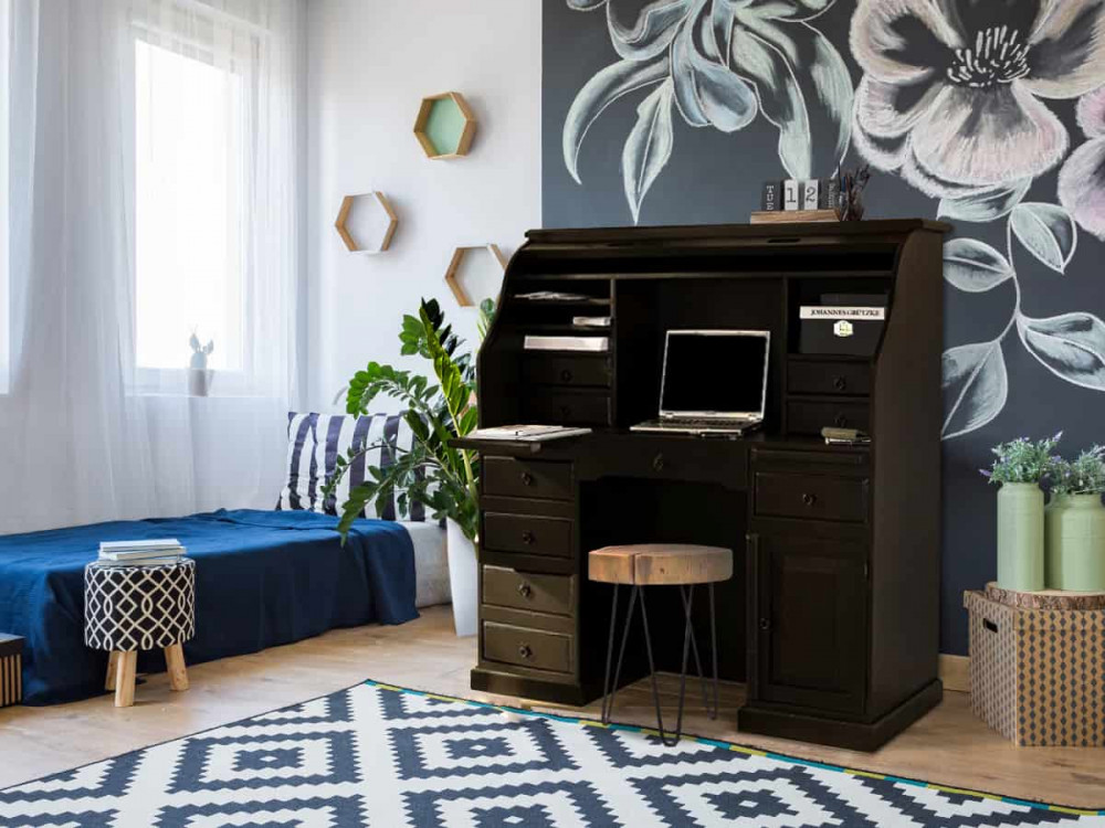 Sekretär Mexico Möbel Kolonialstil Pinie Kolonialstil