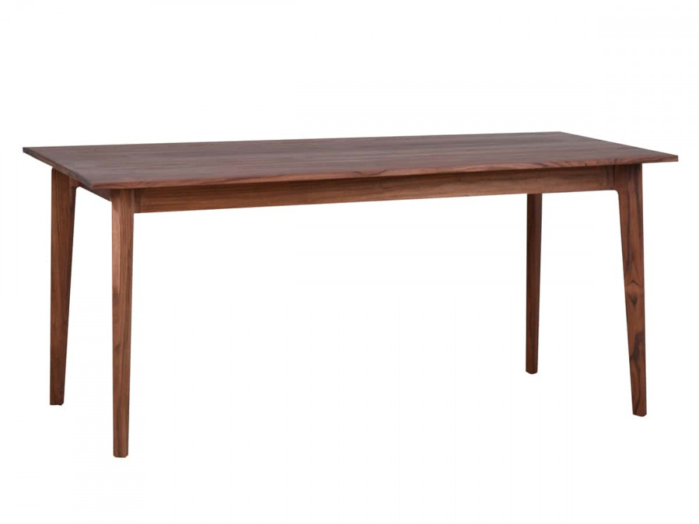 Esstisch Tamesi Modern Massivholz Teak Dunkelbraun