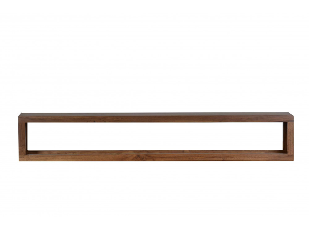 Regal Tamesi Modern Massivholz Sheesham Dunkelbraun