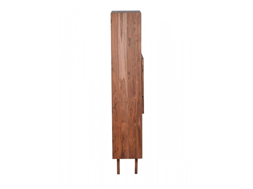 Regal Tamesi Modern Massivholz Teak Dunkelbraun