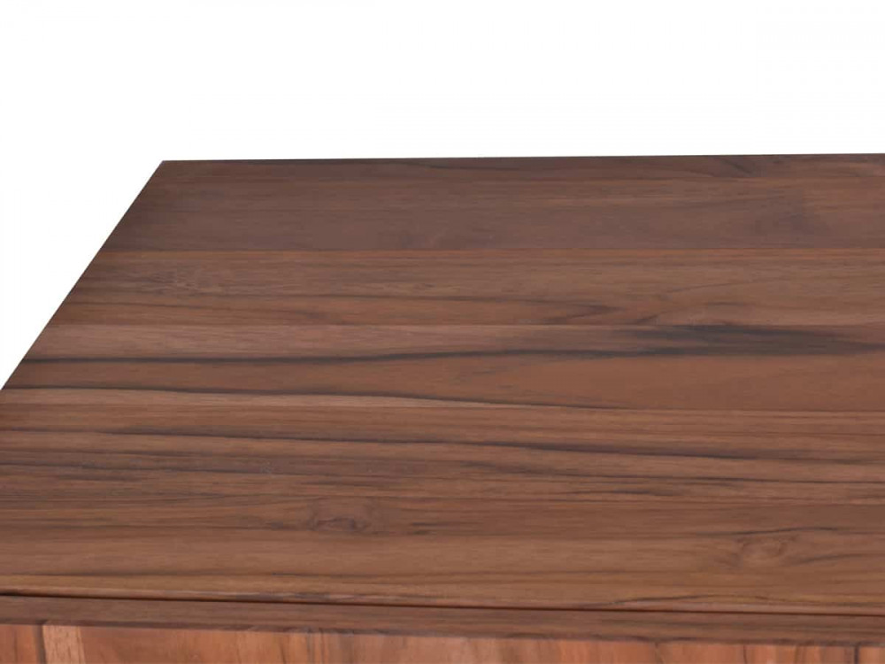 Sideboard Tamesi Modern Massivholz Teak Dunkelbraun