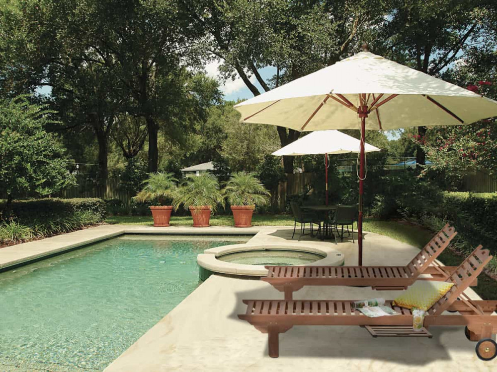 Gartenliege  Gartenmöbel Outdoor Modern Massivholz Teak Honig