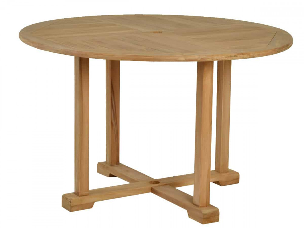 Gartentisch  Gartenmöbel Outdoor Modern Massivholz Teak Honig