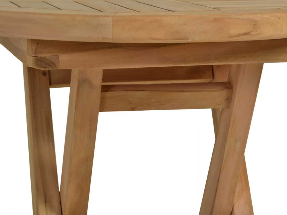 Gartentisch  Gartenmöbel Outdoor Modern Teak Honig