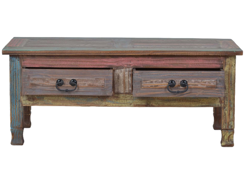 Couchtisch Cancun Shabby Chic Pinie Bunt