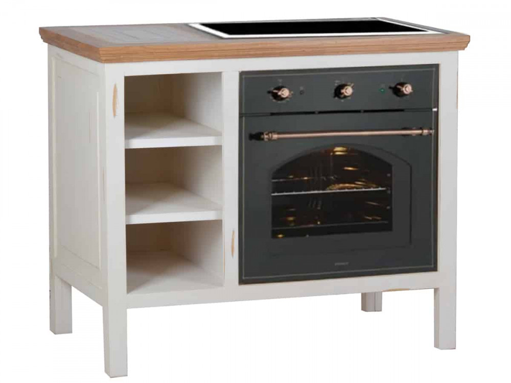 Küchenmodul Mexico Möbel Landhaus Pinie Weiß