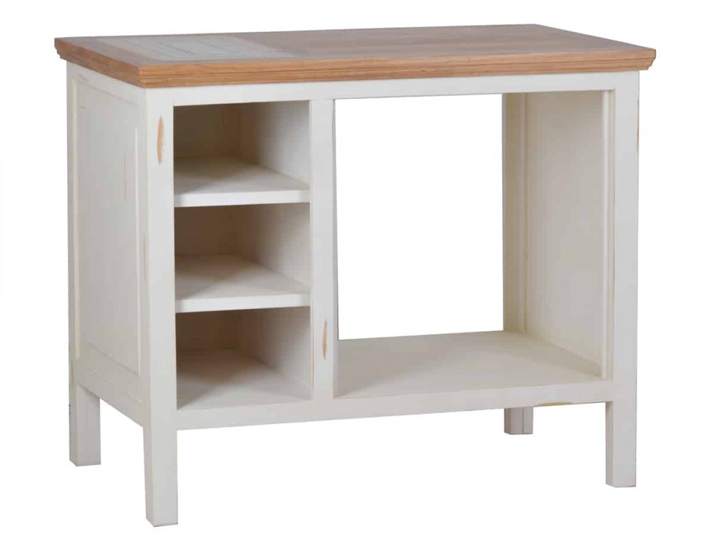 Küchenmodul Mexico Möbel Landhaus Pinie Weiß