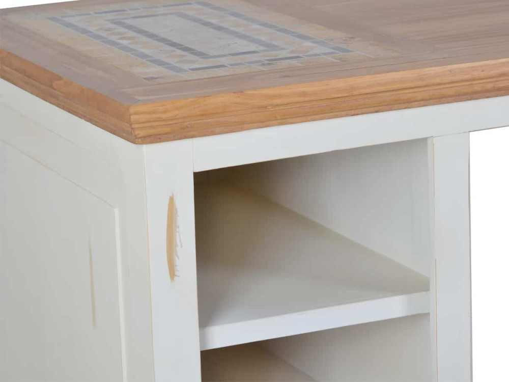 Küchenmodul Mexico Möbel Landhaus Pinie Weiß