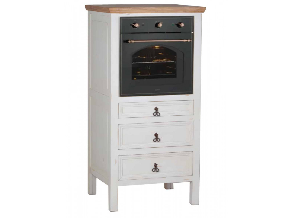 Küchenmodul Mexico Möbel Landhaus Pinie Weiß