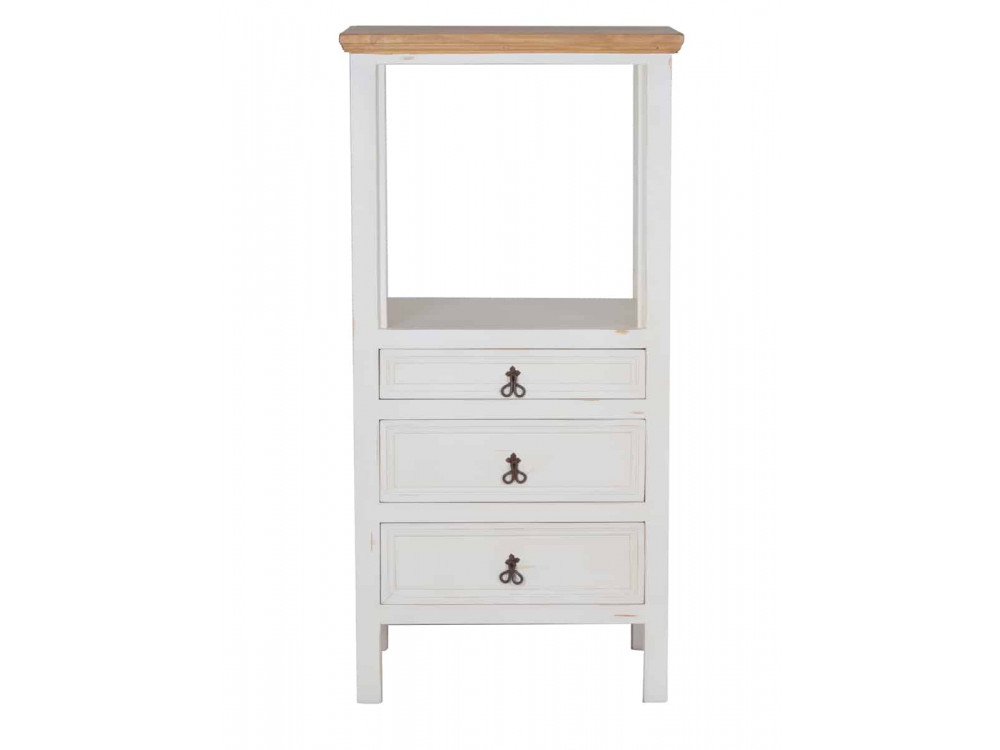 Küchenmodul Mexico Möbel Landhaus Pinie Weiß