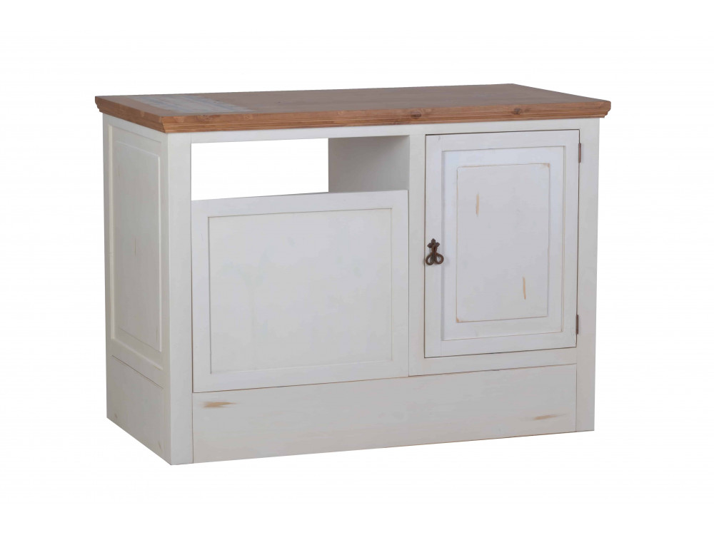 Küchenmodul Mexico Möbel Landhaus Pinie Weiß