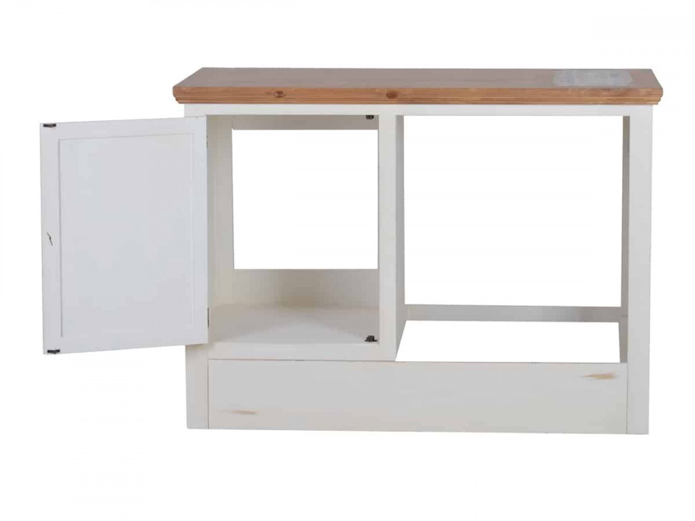 Küchenmodul Mexico Möbel Landhaus Pinie Weiß