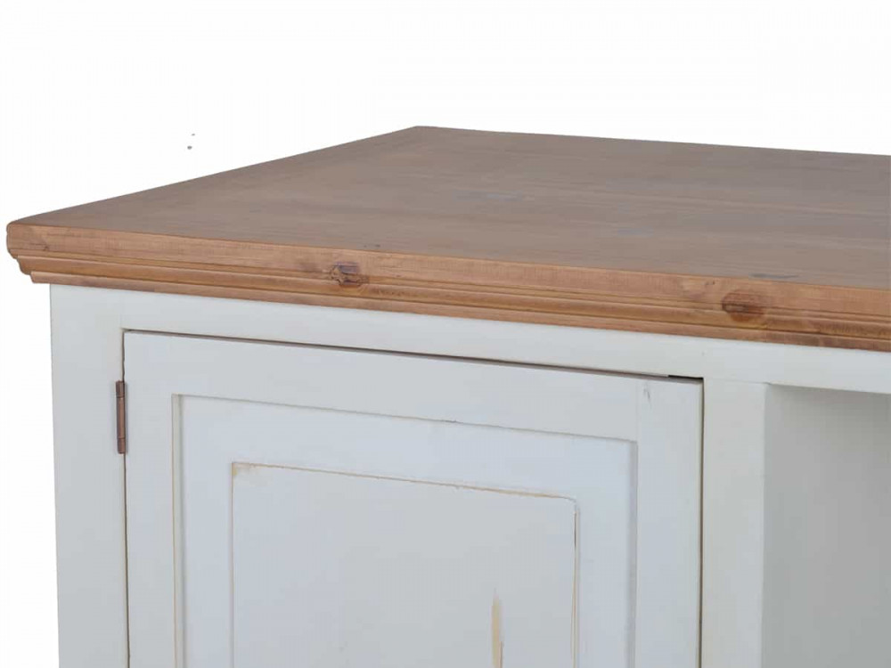 Küchenmodul Mexico Möbel Landhaus Pinie Weiß