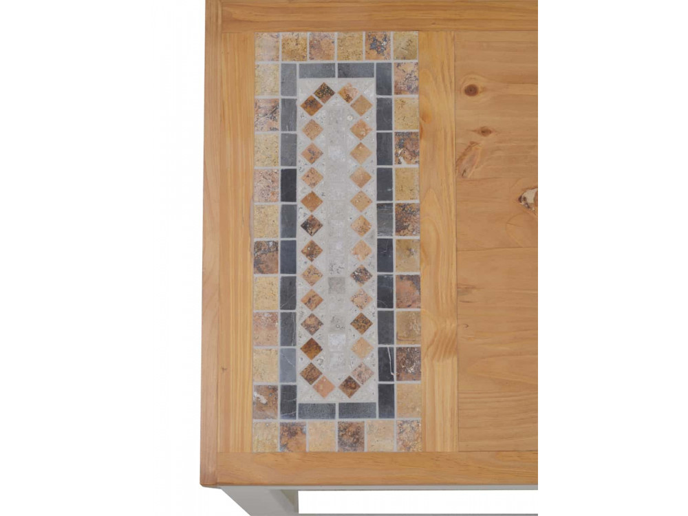 Küchenmodul Mexico Möbel Landhaus Pinie Weiß