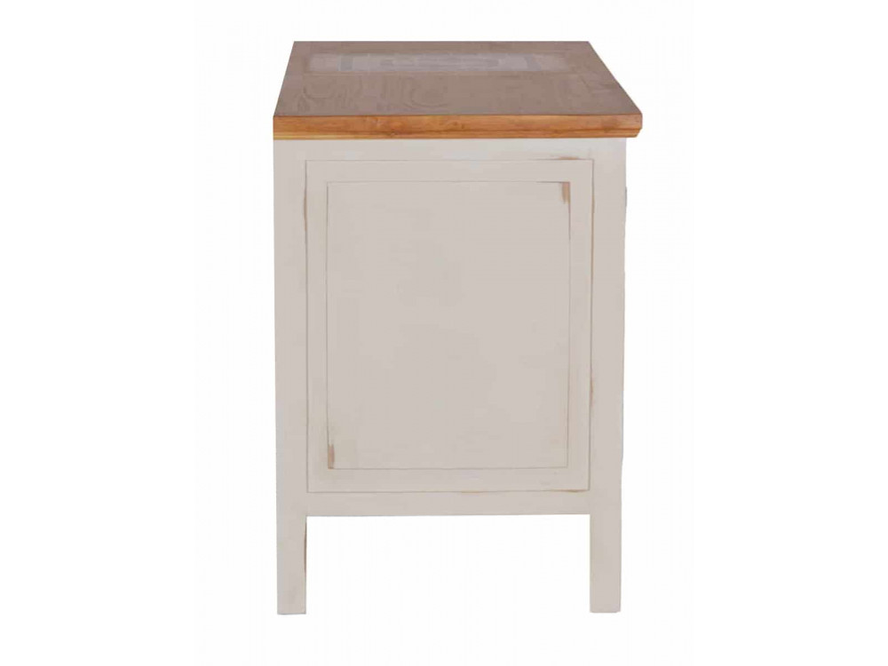 Küchenmodul Mexico Möbel Landhaus Pinie Weiß