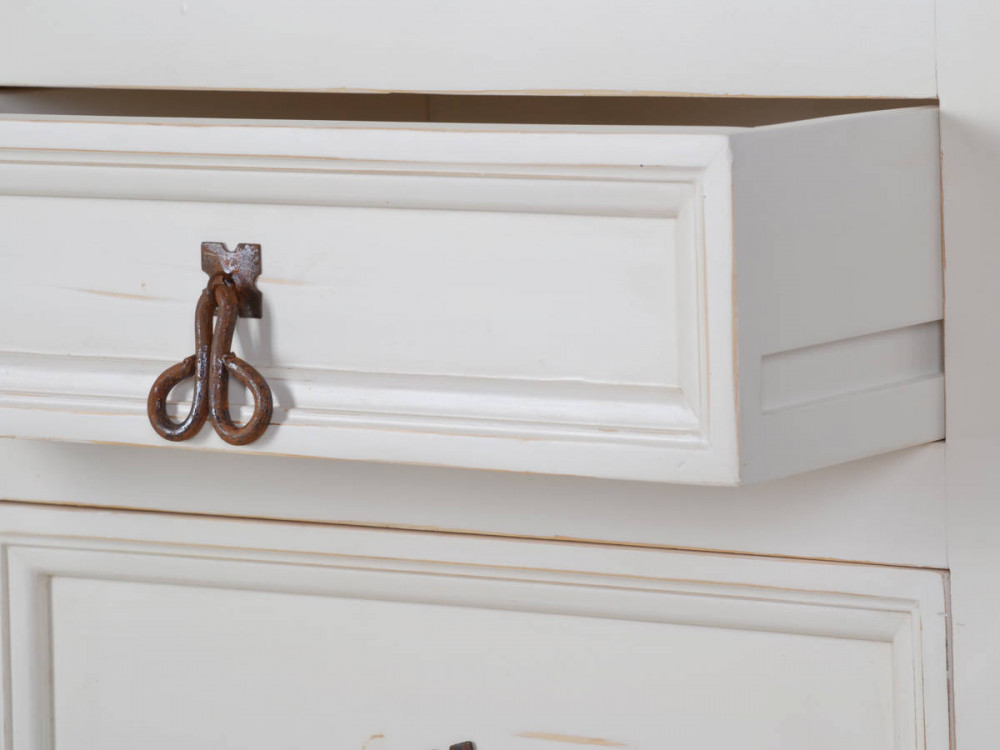 Küchenmodul Mexico Möbel Landhaus Pinie Weiß