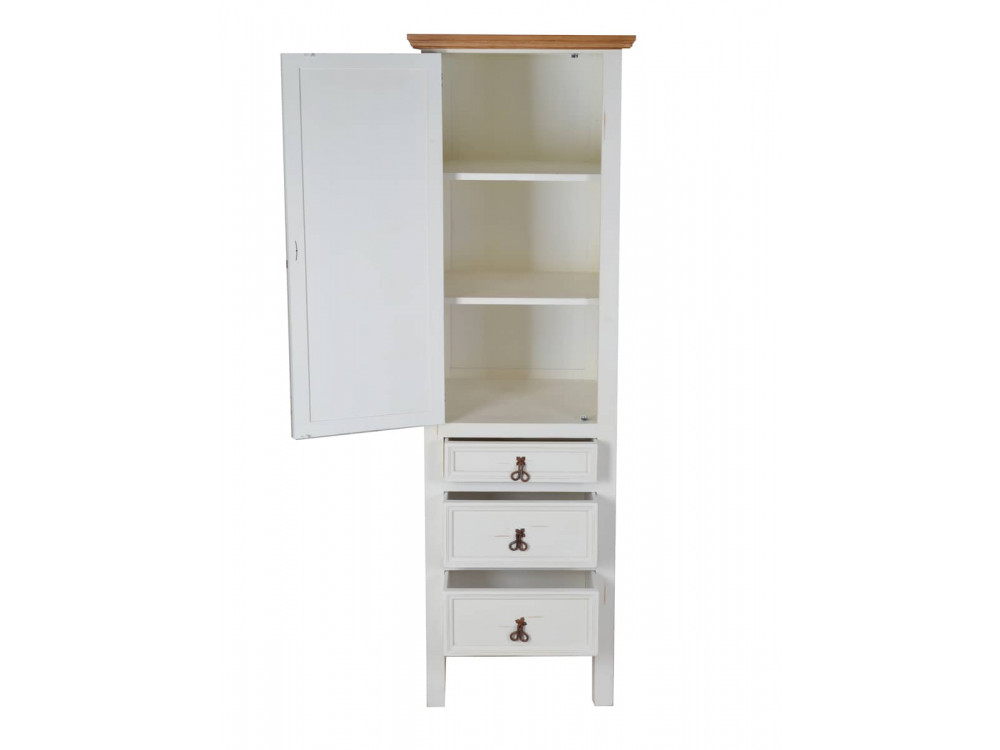 Küchenmodul Mexico Möbel Landhaus Pinie Weiß