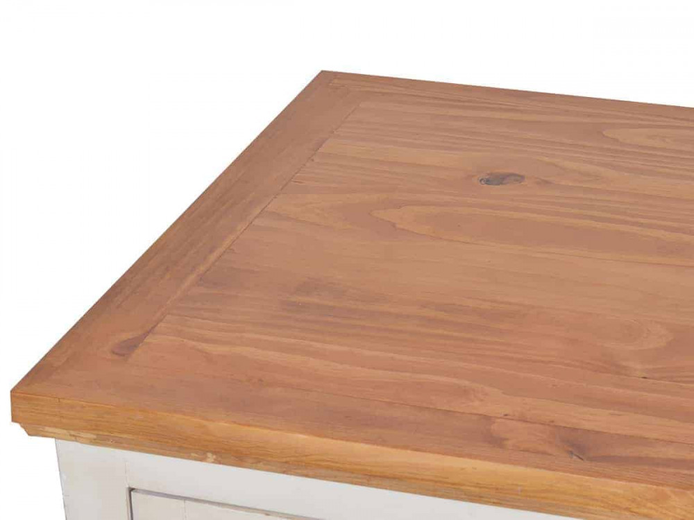 Küchenmodul Mexico Möbel Landhaus Pinie Weiß