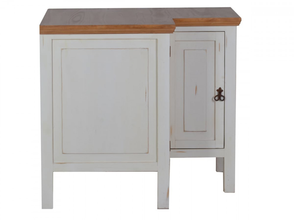 Küchenmodul Mexico Möbel Landhaus Pinie Weiß