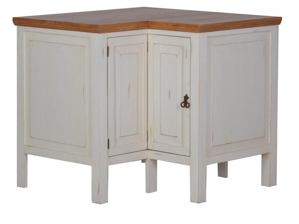 Küchenmodul Mexico Möbel Landhaus Pinie Weiß