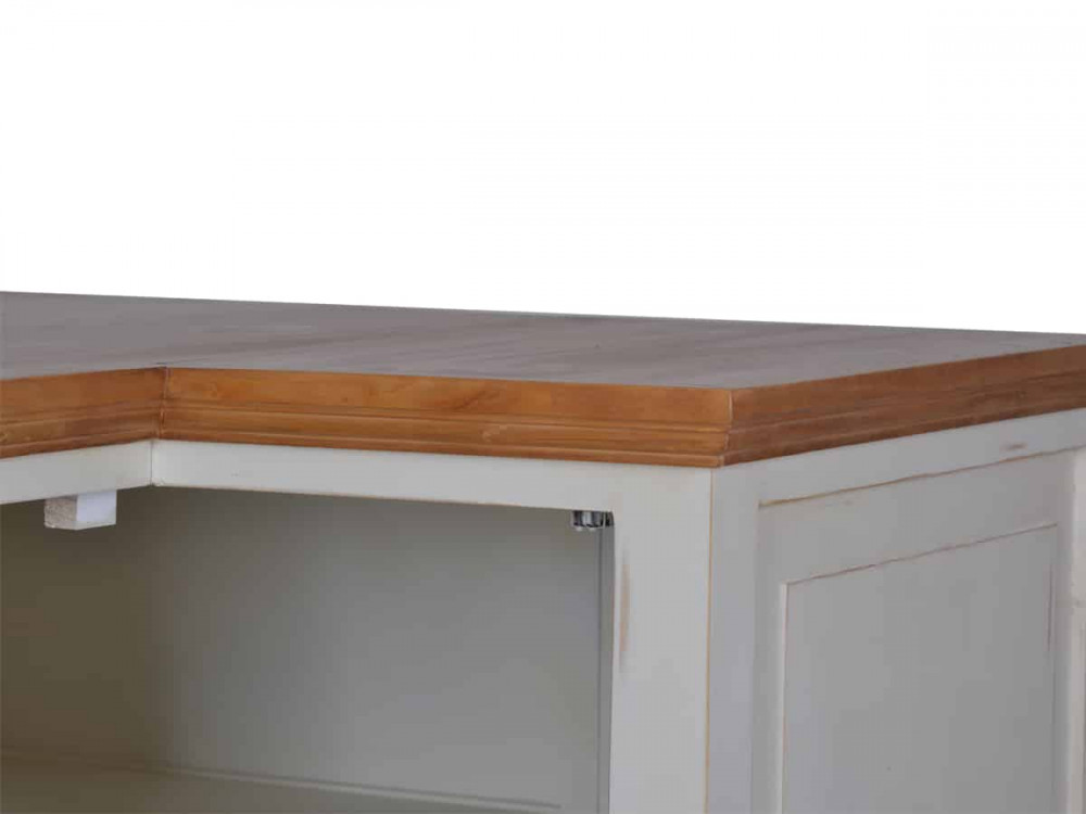 Küchenmodul Mexico Möbel Landhaus Pinie Weiß