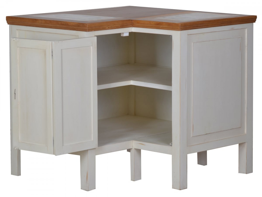 Küchenmodul Mexico Möbel Landhaus Pinie Weiß