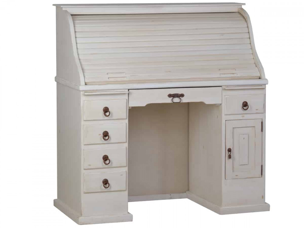 Sekretär Mexico Möbel Landhaus Pinie Weiß