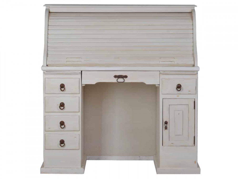 Sekretär Mexico Möbel Landhaus Pinie Weiß