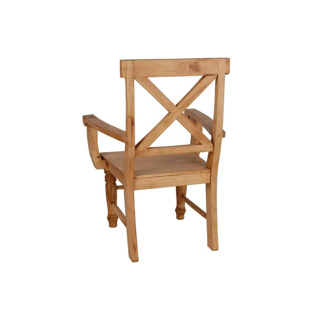 Armlehnstuhl Mexico Möbel Landhaus Pinie Honig